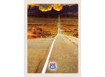 Vianmo Insegna In Legno 40X30 Cm Amerika Usa Route 66 StraßE Gebirge
