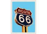 Vianmo Insegna In Legno 40X30 Cm Amerika Route 66 Tankstelle StraßE