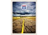 Vianmo Insegna In Legno 40X30 Cm Amerika Usa Route 66 StraßE Gewitte