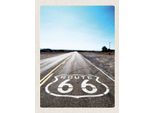 Vianmo Insegna In Legno 40X30 Cm Usa Amerika StraßE Route 66 Chicago