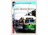 Vianmo Insegna In Legno 40X30 Cm San Francisco Menschen StraßEnbahn