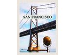 Vianmo Insegna In Legno 40X30 Cm San Francisco Alcatraz BrüCke Meer