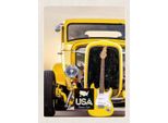 Vianmo Insegna In Legno 40X30 Cm Amerika Oldtimer Gelb Auto Gitarre