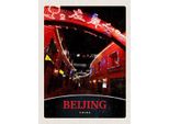 Vianmo Insegna In Legno 40X30 Cm China Asien Beijing Stadt Weihnachten