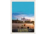Vianmo Insegna In Legno 40X30 Cm Calcutta Indien Meer Architektur Trip