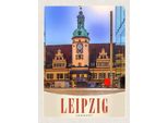 Vianmo Insegna In Legno 40X30 Cm Leipzig Deutschland Kirche Architektur