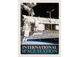 Vianmo Insegna In Legno 40X30 Cm Weltraum International Space Station