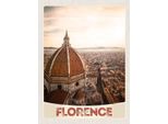 Vianmo Insegna In Legno 40X30 Cm Florence Italien Europa Stadt Kirche