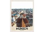 Vianmo Insegna In Legno 40X30 Cm MüNchen Altstadt Deutschland Kirche