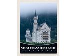 Vianmo Insegna In Legno 40X30 Cm Neuschwanstein Schloss MarienbrüCke