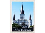 Vianmo Insegna In Legno 40X30 Cm New Orleans Usa Amerika Kirche