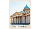 Vianmo Insegna In Legno 40X30 Cm Saint Petersburg Russland Kirche