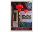 Vianmo Insegna In Legno 40X30 Cm Shanghai Asien China Rote Laterne
