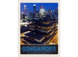 Vianmo Insegna In Legno 40X30 Cm Singapur Stadt Asien Hochhaus Indien