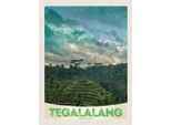Vianmo Insegna In Legno 40X30 Cm Tegalalang Indonesien Asien Tropen