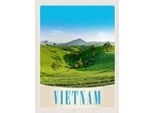 Vianmo Insegna In Legno 40X30 Cm Vietnam Natur Wiese Ackkerbau BäUme