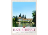 Vianmo Insegna In Legno 40X30 Cm Insel Rheinau Schweiz Kirche