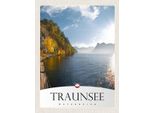 Vianmo Insegna In Legno 40X30 Cm Traunsee ÖSterreich See Natur