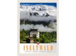 Vianmo Insegna In Legno 40X30 Cm Iseltwald Gebirge Schnee Wald Schloss