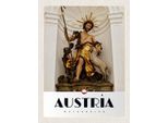 Vianmo Insegna In Legno 40X30 Cm ÖSterreich Skulptur Jesud Gold Schaf