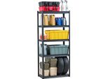 Scaffalatura Per Garage A 5 Livelli - Scaffalatura Per Cantina Senza Bulloni - 406,4X812,8X1828,8 Mm - Robusta Scaffalatura Ideale Per Garage E Cantine