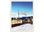 Vianmo Insegna In Legno 40X30 Cm Seebad Binz Schnee Winterzeit Meer