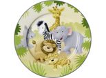 Ritzenhoff & Breker Tiere Teller Afrikatier, Kinderteller, Speiseteller, Kinder, Porzellan, Ø 19 Cm, 427844