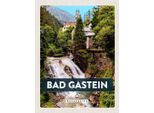 Vianmo Insegna In Legno 40X30 Cm Bad Gastein Wasserfall Natur Wald