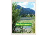 Vianmo Insegna In Legno 40X30 Cm Weissenseesee Schwimmen Natur