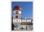 Vianmo Insegna In Legno 40X30 Cm Arlberg ÖSterreich Kirche Skulptur