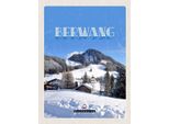 Vianmo Insegna In Legno 40X30 Cm Berwang ÖSterreich Schnee Skiurlaub