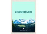 Vianmo Insegna In Legno 40X30 Cm Fieberbrunn ÖSterreich Wald Wanderung