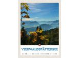 Vianmo Insegna In Legno 40X30 Cm VierwaldstäTtersee Wanderung Natur