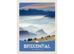 Vianmo Insegna In Legno 40X30 Cm Brixental ÖSterreich Himmel WäLder