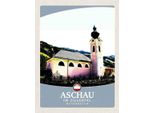 Vianmo Insegna In Legno 40X30 Cm Aschau Im Zillertal ÖSterreich Kirche