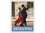 Vianmo Insegna In Legno 40X30 Cm Argentinien Tango StraßE