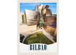 Vianmo Insegna In Legno 40X30 Cm Bilbao Spanien Architektur Europa