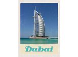 Vianmo Insegna In Legno 40X30 Cm Dubai Afrika Strand Meer Hochhaus