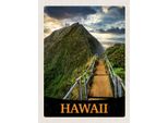 Vianmo Insegna In Legno 40X30 Cm Hawai Insel Strand Palmen Natur