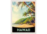 Vianmo Insegna In Legno 40X30 Cm Hawai Insel Strand Palmen Sonne