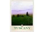 Vianmo Insegna In Legno 40X30 Cm Toskana Italien Berge Wiese Natur