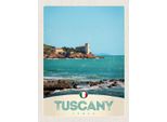 Vianmo Insegna In Legno 40X30 Cm Toskana Italien Meer Strand Haus