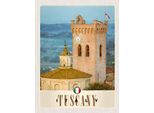 Vianmo Insegna In Legno 40X30 Cm Toskana Italien Architektur Kirche