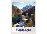 Vianmo Insegna In Legno 40X30 Cm Toskana Italien Architektur Berge