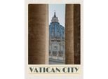 Vianmo Insegna In Legno 40X30 Cm Vatikan City GebäUde Architektur
