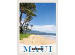 Vianmo Insegna In Legno 40X30 Cm Maui Hawaii Insel Strand Wellen