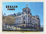 Vianmo Insegna In Legno 30X40 Cm Berlin Reichstag Politik Architektur