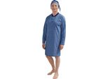 Camicia Da Notte A Maniche Lunghe Martel Mikolaj - 100 % Cotone - Blu