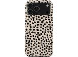 Custodia Per Iphone 17 Pro Max, Burga Almond Latte Tough Magnetic, Beige Con Punti Neri