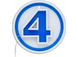 Fantastic Four Lampada Da Parete A Led Logo Neon